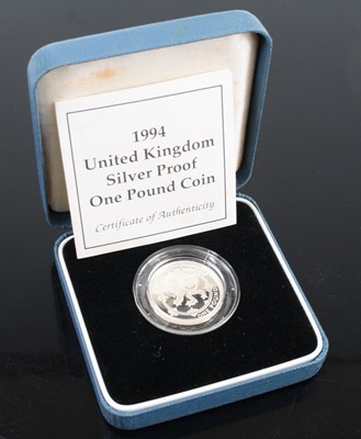 Lot 3317 - United Kingdom, 1994 Silver Proof One Pound...