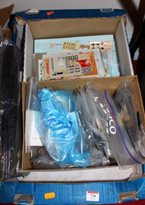 Lot 738 - An Airfix boxed model kit for a Space Shuttle,...