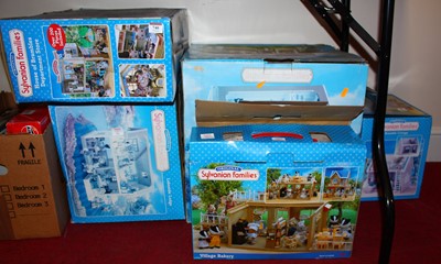 Lot 740 - A quantity of boxed sets by Sylvanian Families,...