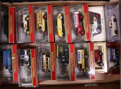 Lot 756 - Two trays containing Matchbox Models of...