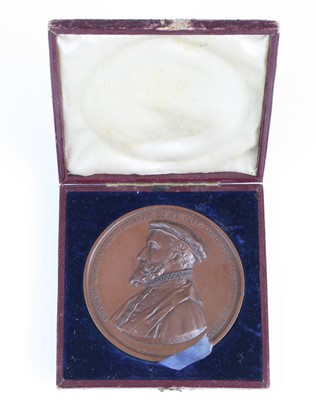 Lot 3312 - A Victorian commemorative medal for the 1844...