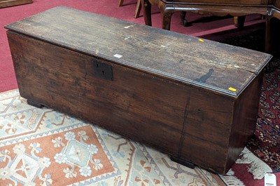 Lot 1289 - An 18th century provincial elm six-plank...