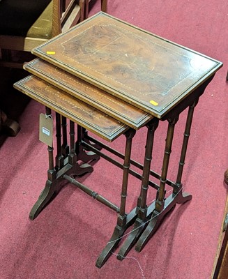 Lot 1219 - An early 20th century mahogany, flame mahogany...