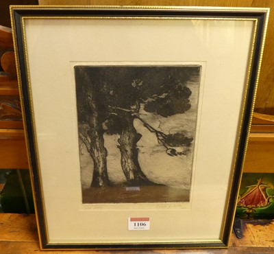 Lot 1106 - Cecil J Noke - Etching, signed, titled and...