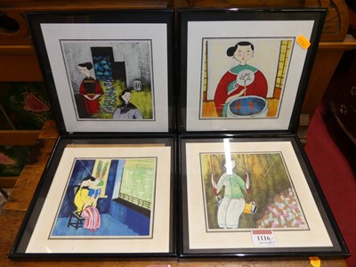 Lot 1116 - Assorted contemporary artworks, to include...