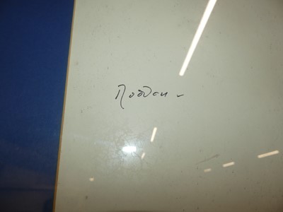 Lot 1136 - Roddon - Female nude, watercolour wash, signed...