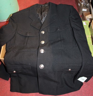 Lot 1675 - Two boxes of assorted military tunics and...