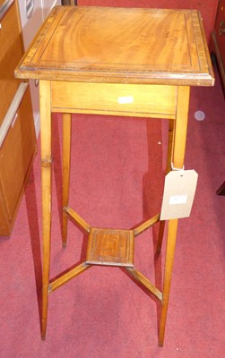 Lot 1372 - An Edwardian satinwood and rosewood...