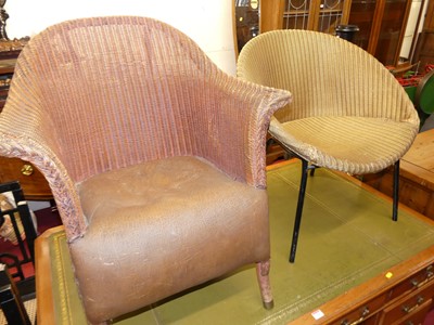 Lot 1387 - Various chairs, to include two Lloyd Loom...