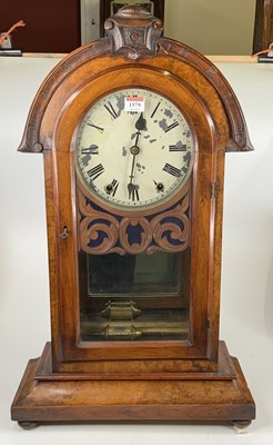 Lot 1579 - A late 19th century American walnut cased...