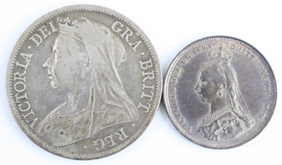 Lot 3442 - Great Britain, 1887 shilling, Victoria jubilee...