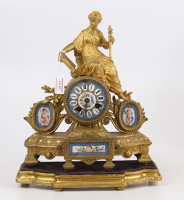 Lot 1630 - A mid 19th century French gilt metal and...