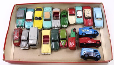 Lot 1546 - A Dinky Toys group of 20 loose and playworn...