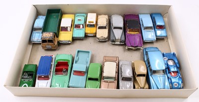 Lot 1548 - A Dinky Toys group of 20 loose and playworn...