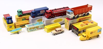 Lot 1497 - A Dinky Toys group of six boxed models to...