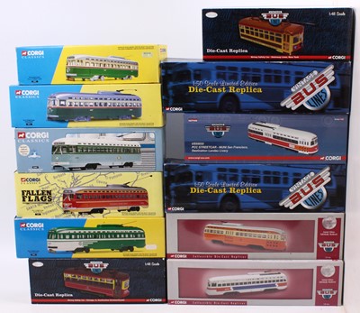 Lot 969 - 11 Corgi boxed modern issue diecast models to...