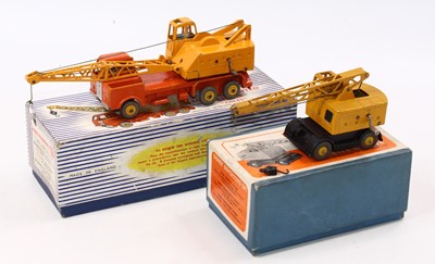 Lot 1482 - A Dinky Toys group of 2 boxed construction...