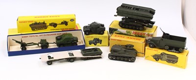 Lot 1445 - A French Dinky Toys group of five boxed...