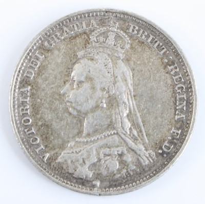 Lot 3509 - Great Britain, 1887 shilling, Victoria jubilee...