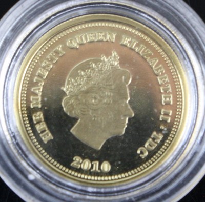 Lot 343 - Tristan da Cunha, 2010 gold Jubilee Monarch...