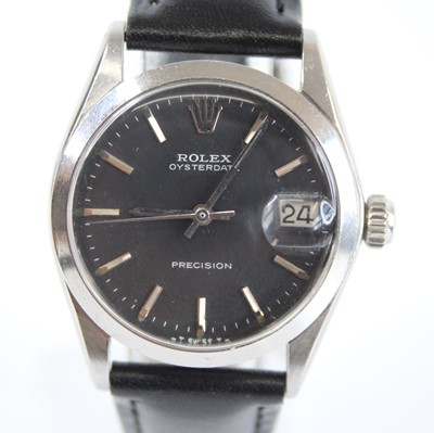 Lot 2407 - A Rolex Oyster Date Precision mid-size...