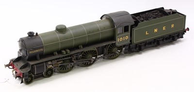 Lot 214 - Gauge 1, 4-6-0 loco & tender LNER No.1010...