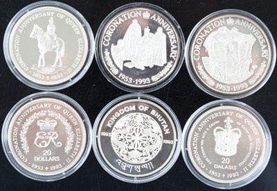 Lot 3399 - The Royal Mint, 1993 Coronation Anniversary,...