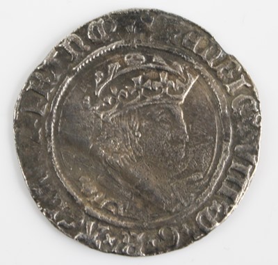 Lot 3180 - England, Henry VIII (1509-1547) groat, obv:...