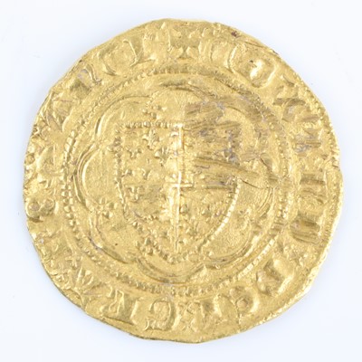 Lot 3192 - England, Edward III (1327-77), gold quarter...