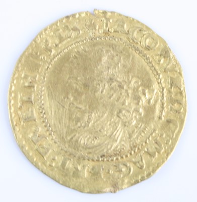 Lot 3193 - England, James I (1603-1625), gold quarter...