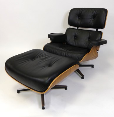 Lot 408 - After Charles & Ray Eames - a lounge chair and...