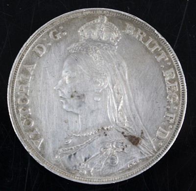 Lot 3275 - Great Britain, 1889 crown, Victoria jubilee...