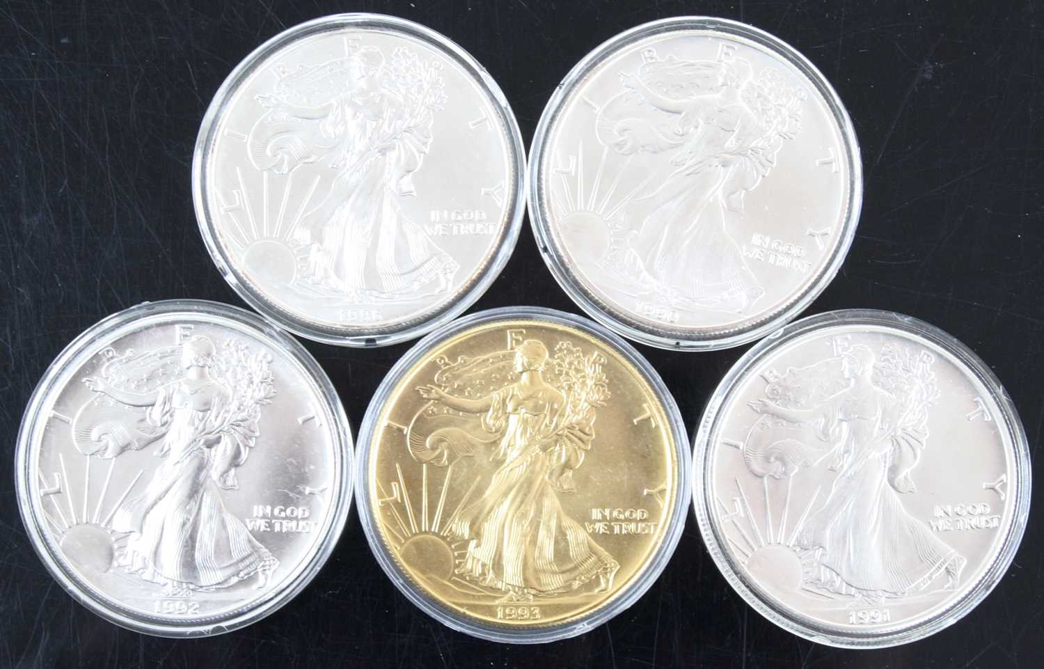 Lot 3035 - United States of America, a collection of five...