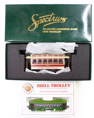 Lot 435 - Two American style trollies: Bachmann Spectrum...