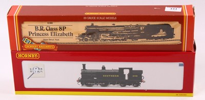 Lot 444 - Two Hornby locos: R3129 Southern 0-4-4 tank M7...