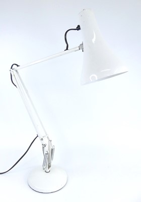 Lot 118 - A 1960s white painted metal anglepoise desk...