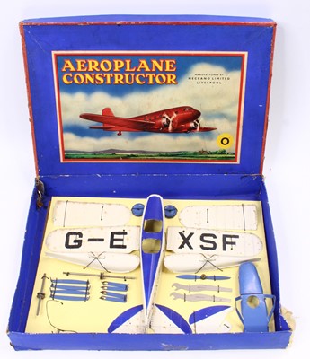 Lot 1671 - A Meccano Aeroplane constructor set No. 0, in...