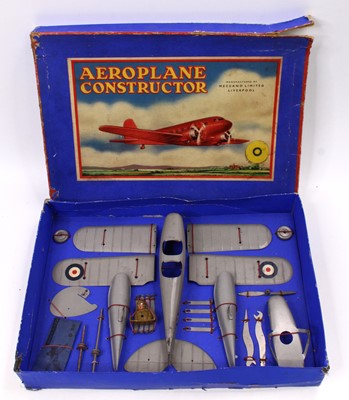 Lot 1965 - A Meccano Aeroplane constructor set No. 0, of...