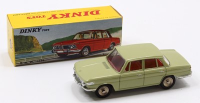 Lot 1192 - French Dinky 534 BMW 1500, pale green, red...