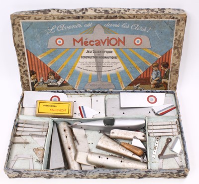 Lot 1972 - A Mecavion Aeroplane construction set of a...