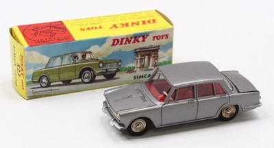 Lot 1213 - French Dinky, 523 Simca 1500, metallic grey...