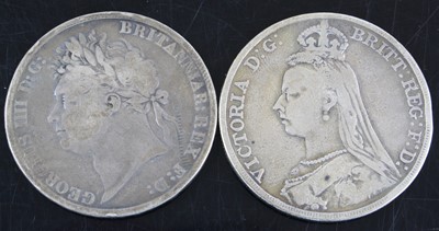 Lot 3060 - Great Britain, 1821 crown, George IIII...