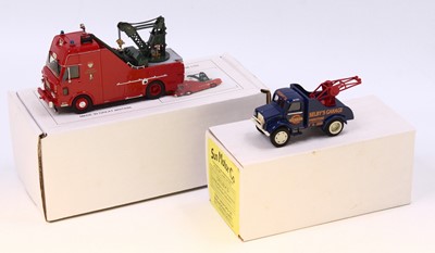 Lot 849 - Two white metal 1/40 scale kit built metals by...