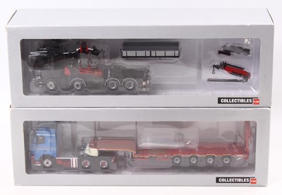 Lot 1063 - Two WSI 1/50 scale modern issue haulage...