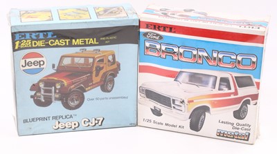 Lot 915 - ERTL 1.25 scale, Diecast metal/plastic kit,...