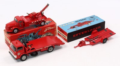 Lot 1644 - A Tekno No. 436 Falck Zonen Volvo wrecker in a...