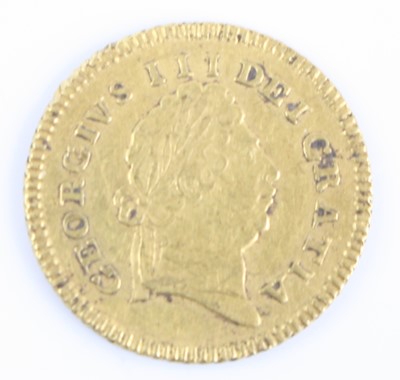 Lot 3345 - Great Britain, 1801 1/3 gold guinea, George...