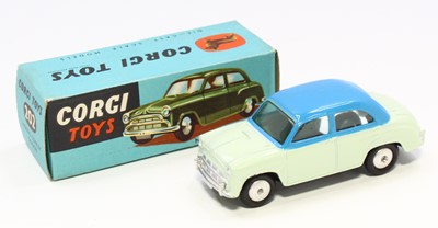 Lot 1460 - Corgi Toys, 202 Morris Cowley Saloon, pale...