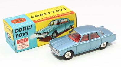 Lot 1473 - Corgi Toys No. 252 Rover 2000 comprising of a...