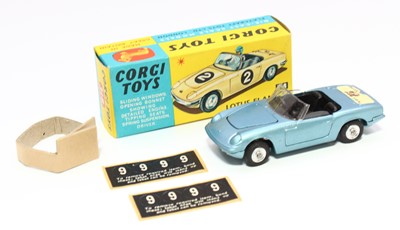 Lot 1427 - Corgi Toys No. 318 Lotus Elan S2 in metallic...